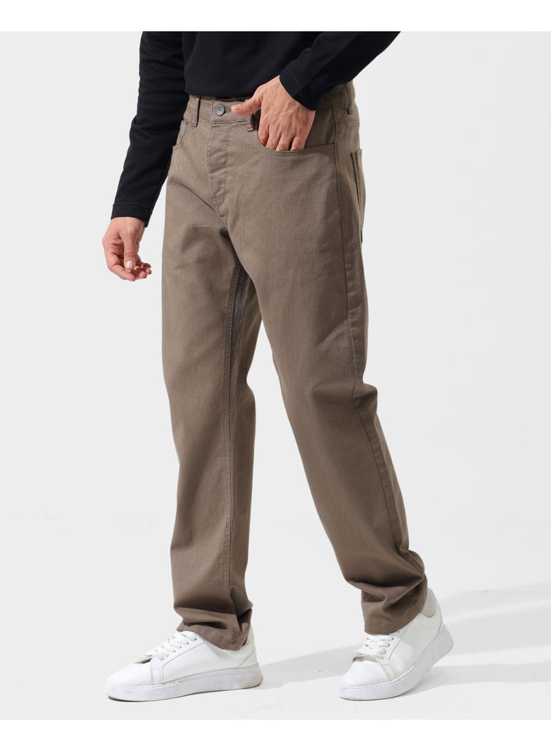 DOTT Men’s Slim Fit Stretch Gabardine Pants – 5 Pocket - Image 3